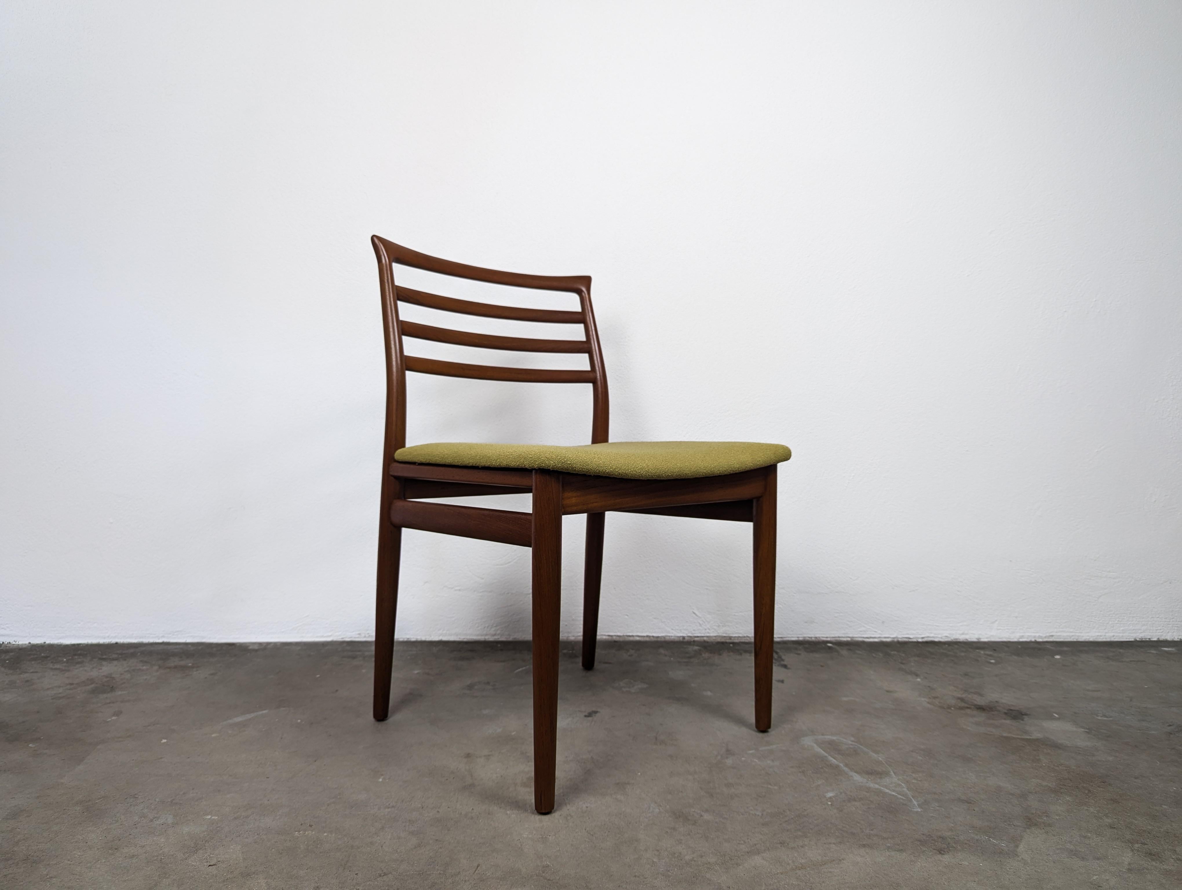 Sedie da pranzo in teak di Erling Torvits per Sorø Stolefabrik, 1960 ca. in vendita 7