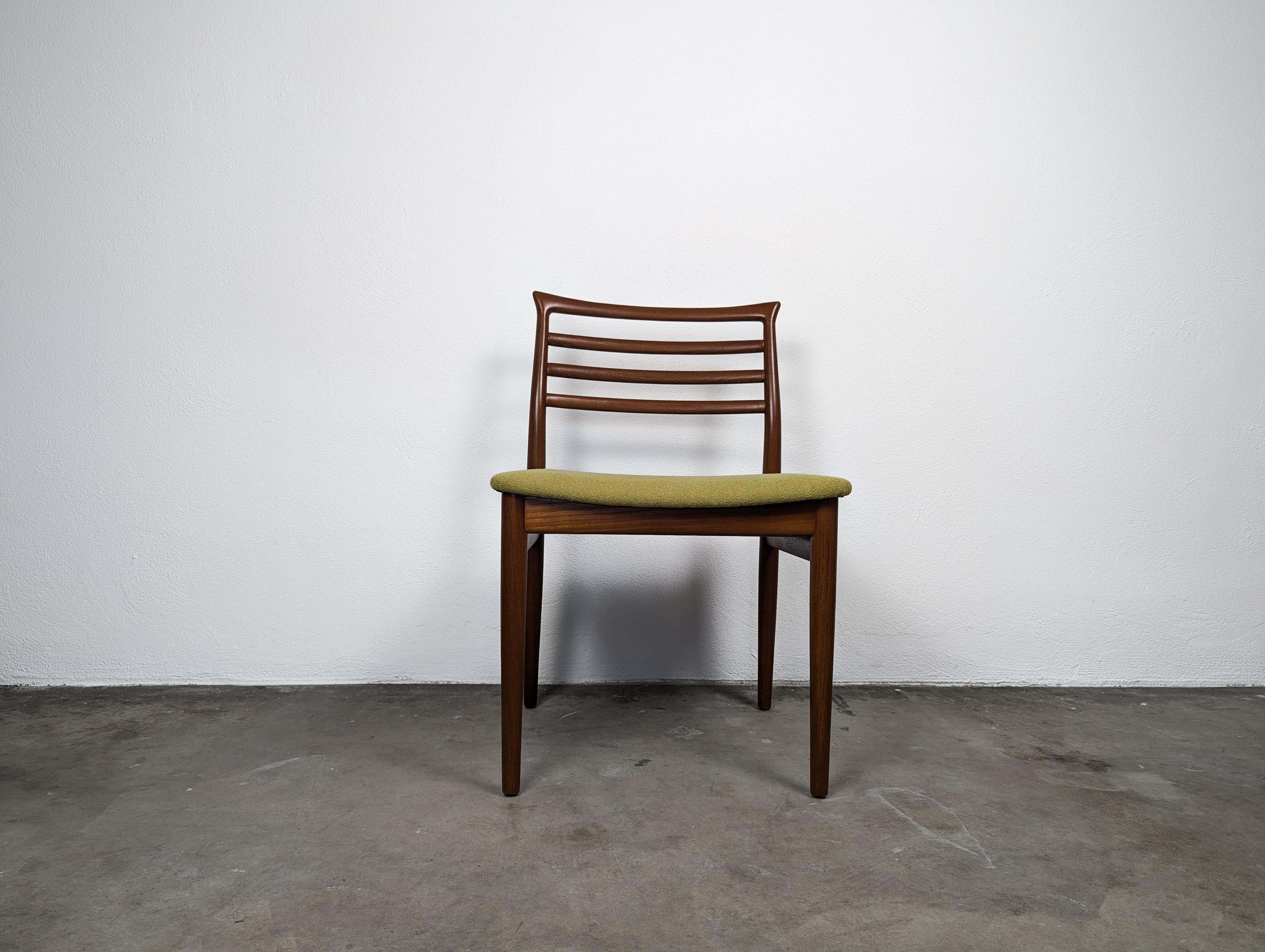 Sedie da pranzo in teak di Erling Torvits per Sorø Stolefabrik, 1960 ca. in vendita 8