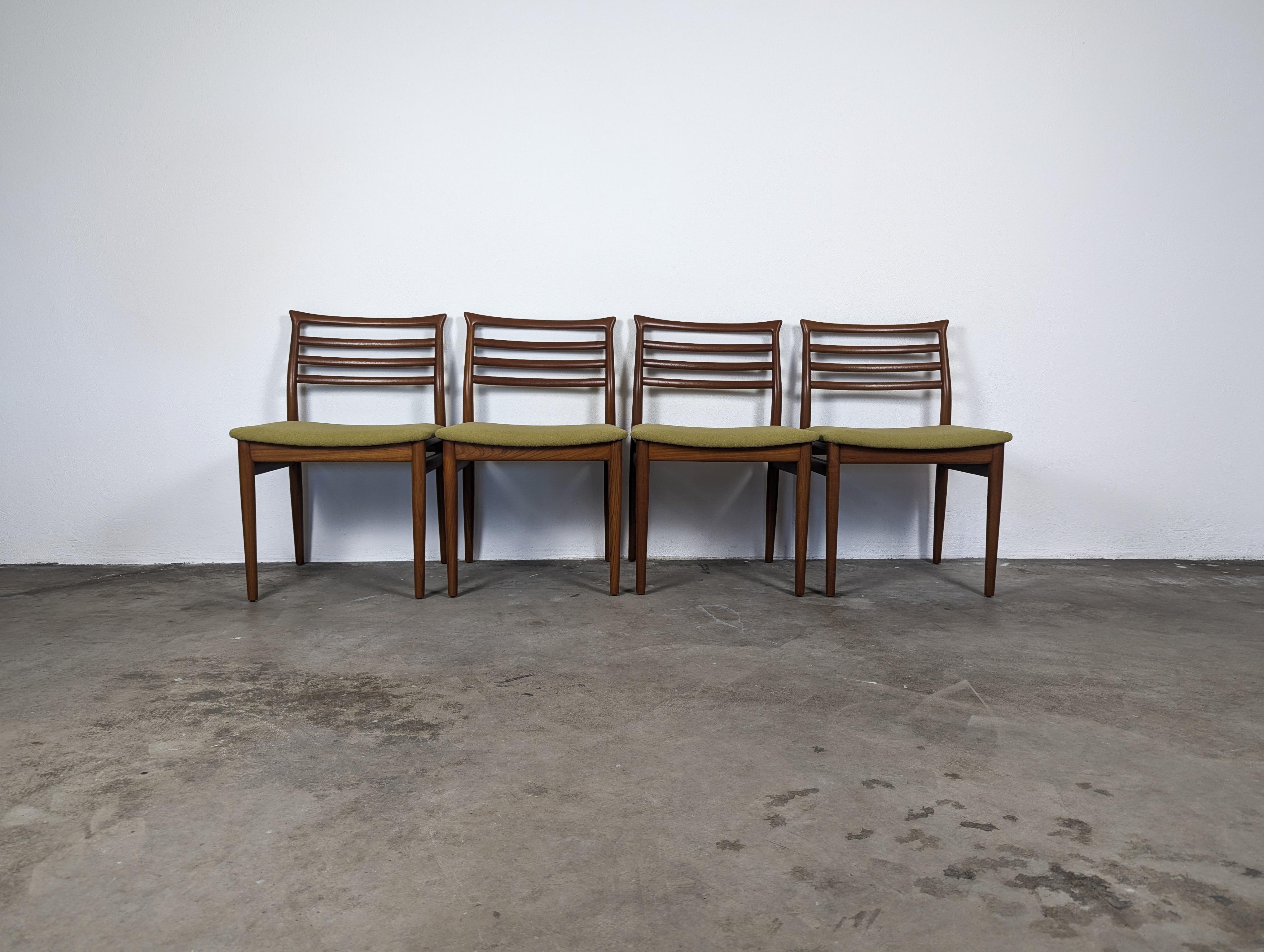 Mid-Century moderno Sedie da pranzo in teak di Erling Torvits per Sorø Stolefabrik, 1960 ca. in vendita