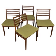 Chaises de salle à manger en teck du milieu du siècle par Erling Torvits pour Sorø Stolefabrik, c1960s