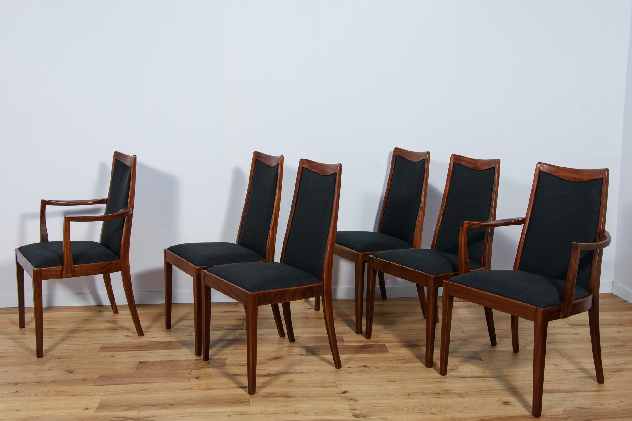Sillas de comedor de teca de mediados de siglo de Leslie Dandy para G-Plan, Reino Unido, años 60 Británico en venta