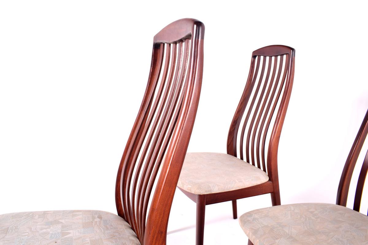 Danish Mid Century Teak Dining Chairs by Preben Schou