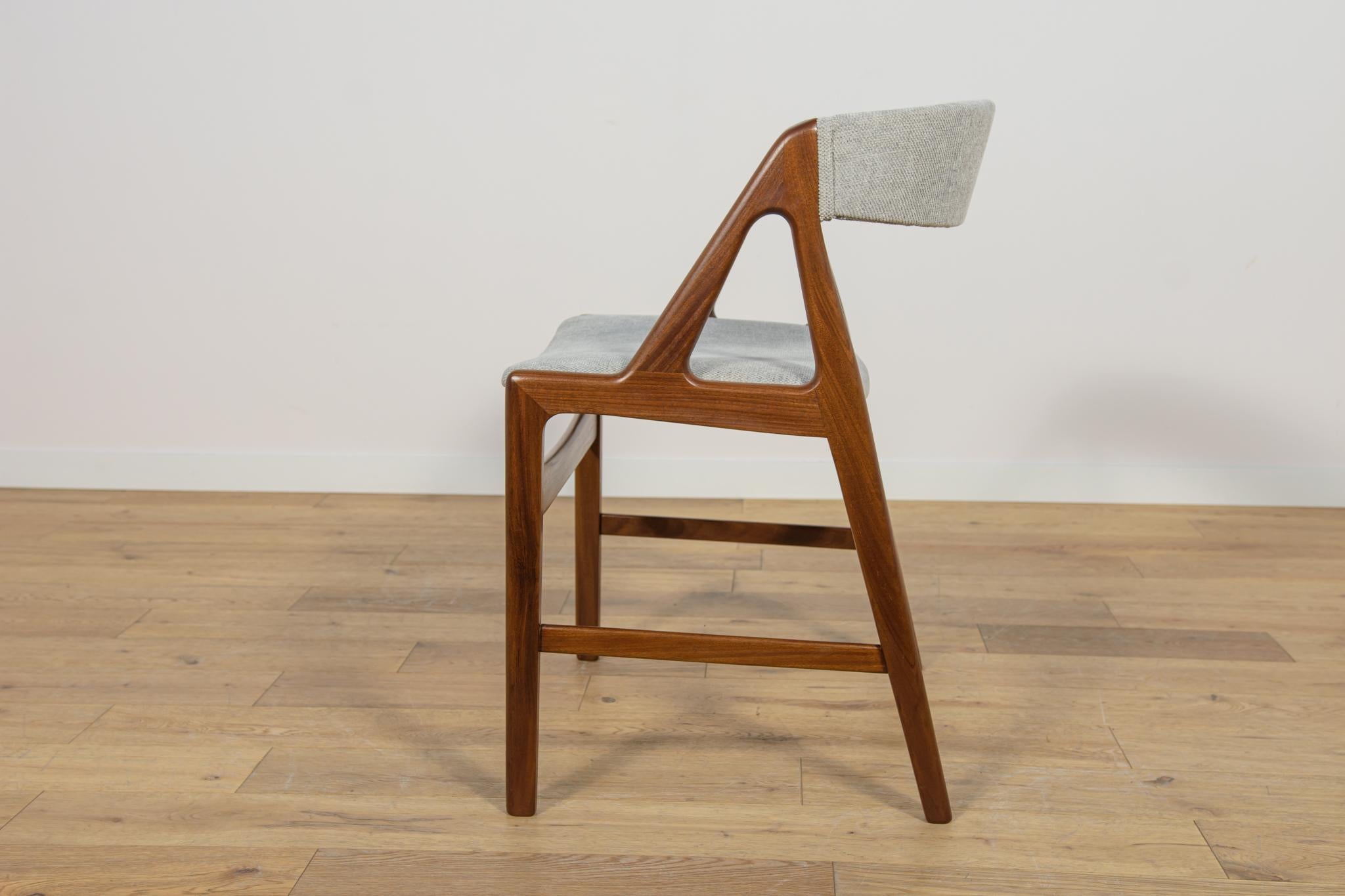 Chaises de salle à manger en teck du milieu du siècle, Danemark, années 1960, ensemble de 4 en vente 2