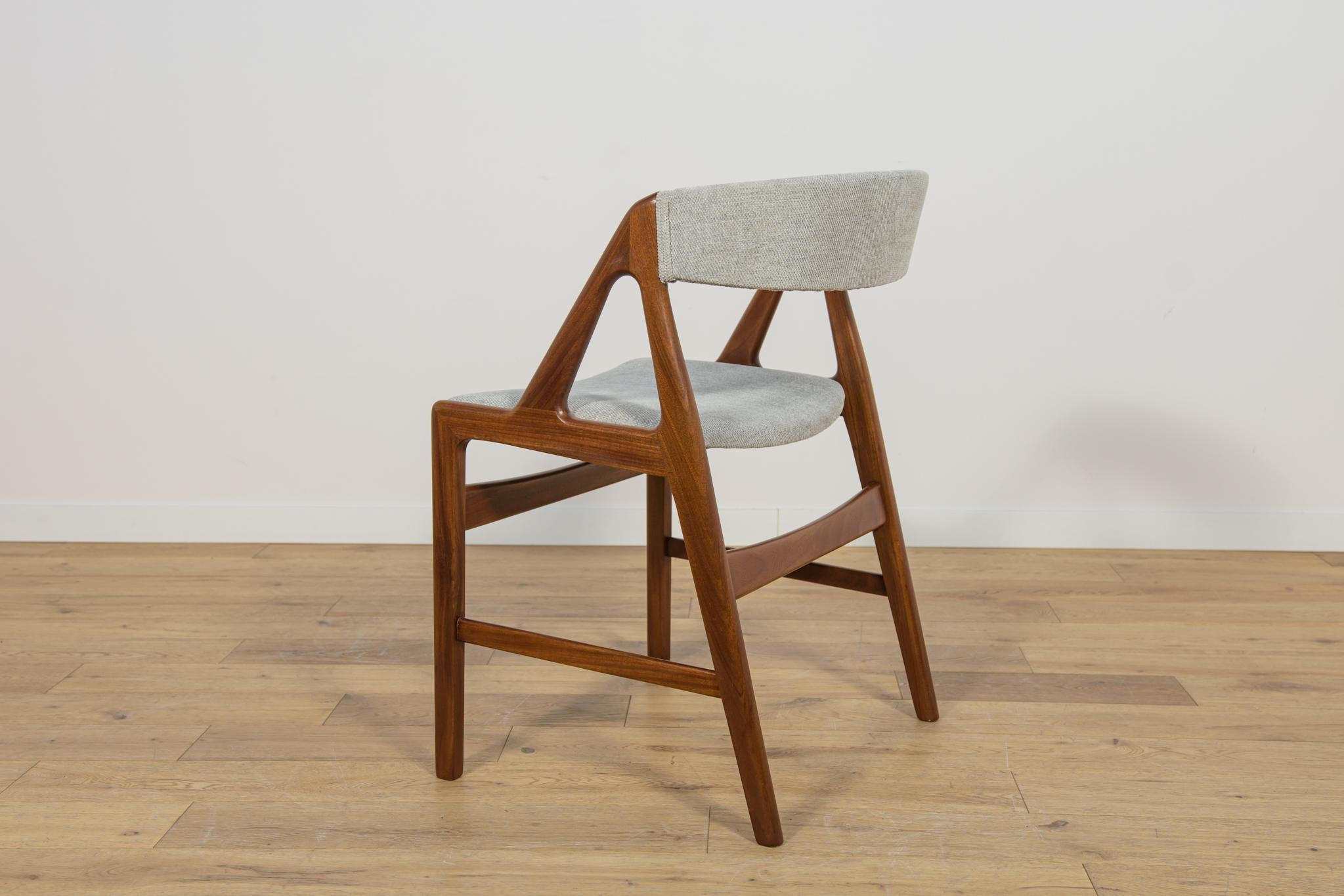 Chaises de salle à manger en teck du milieu du siècle, Danemark, années 1960, ensemble de 4 en vente 3