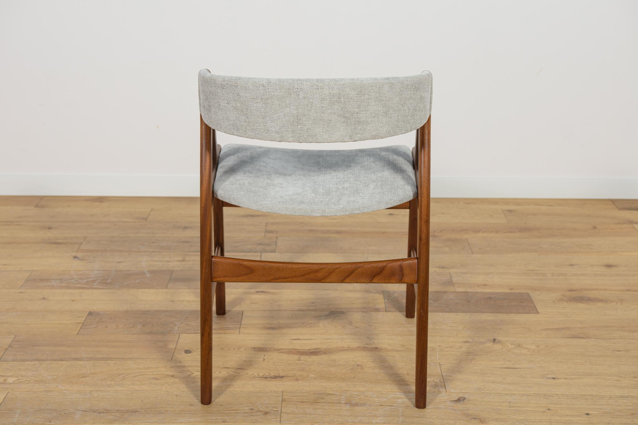 Chaises de salle à manger en teck du milieu du siècle, Danemark, années 1960, ensemble de 4 en vente 4