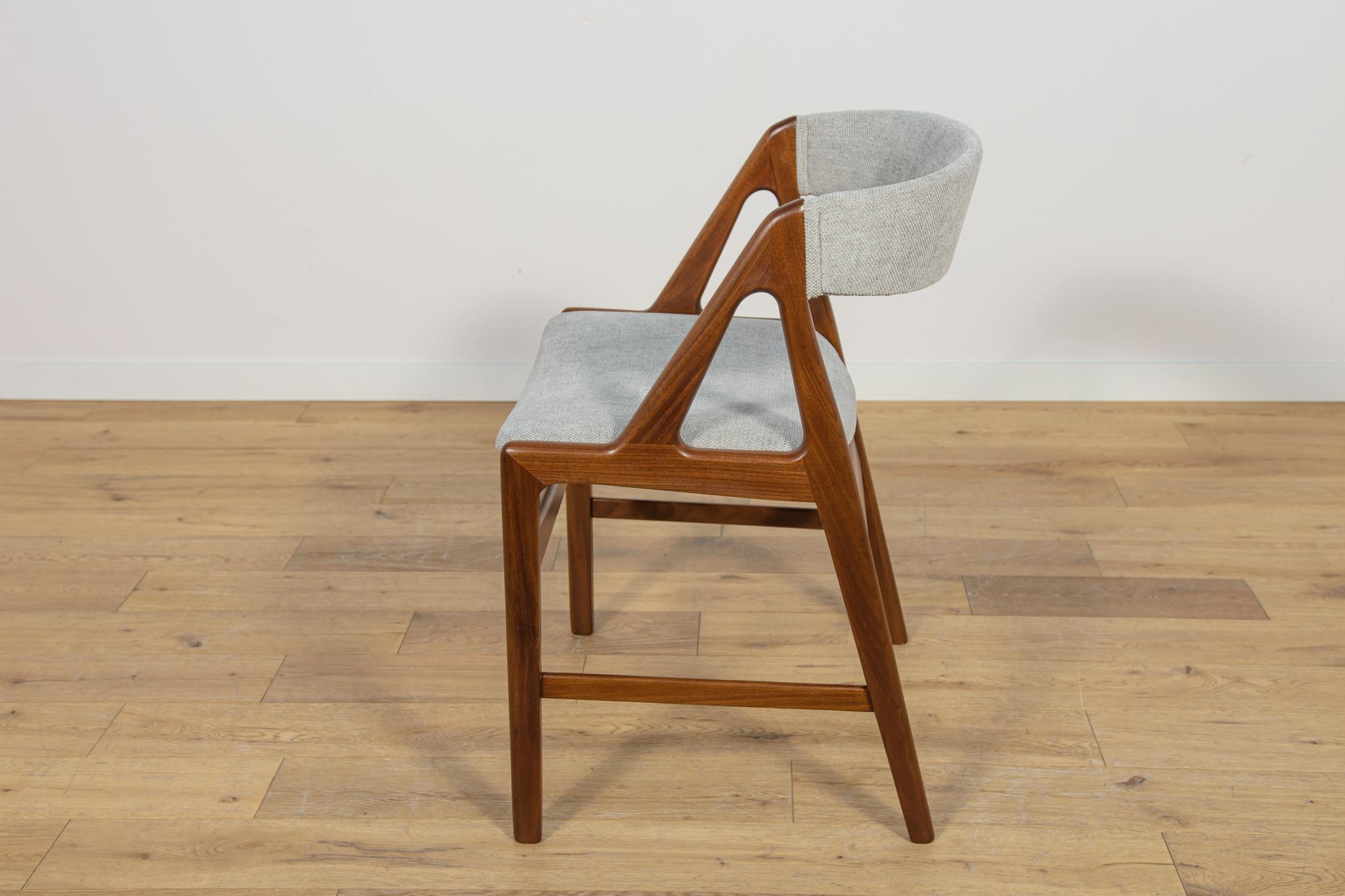 Chaises de salle à manger en teck du milieu du siècle, Danemark, années 1960, ensemble de 4 en vente 1