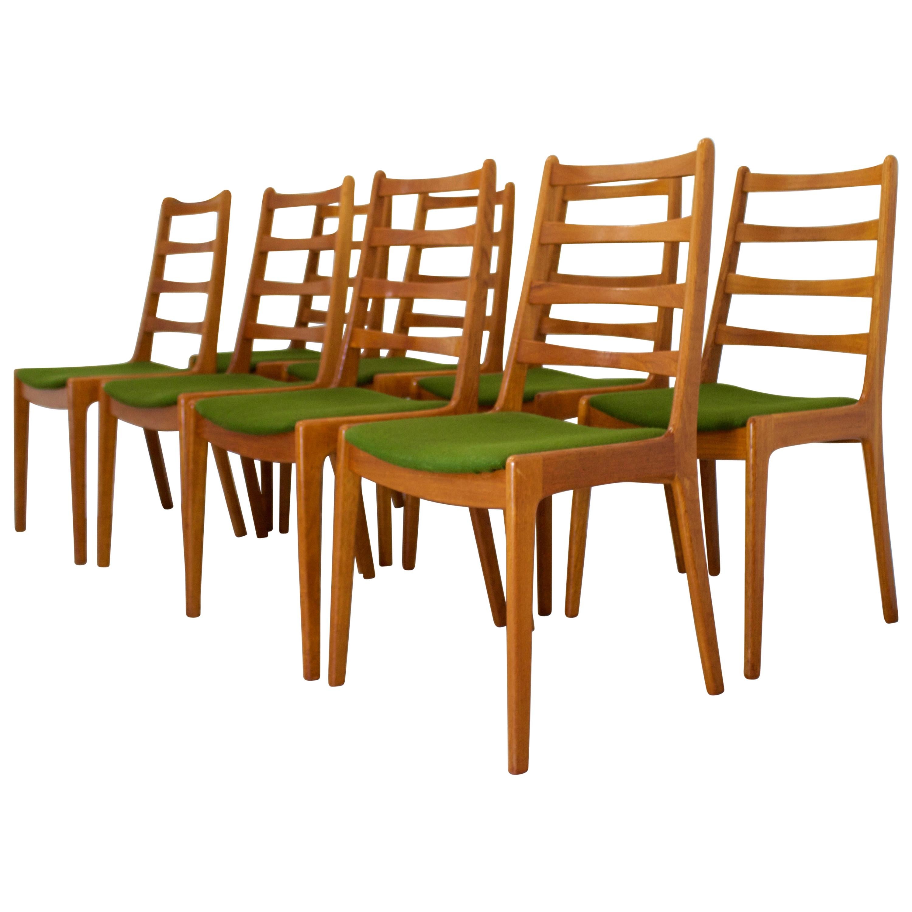Midcentury Teak Dining Chairs from Farso Stolefabrik, 1960s, Set of 8