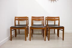 Midcentury Teak Dining Chairs from Nathan Set of 4