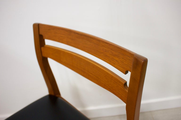 Midcentury Teak Dining Chairs from Nathan Set of 4 at 1stDibs nathan