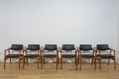 Mid century Teak Dining Chairs Model GM11 by Svend Åge Eriksen for Glostrup.