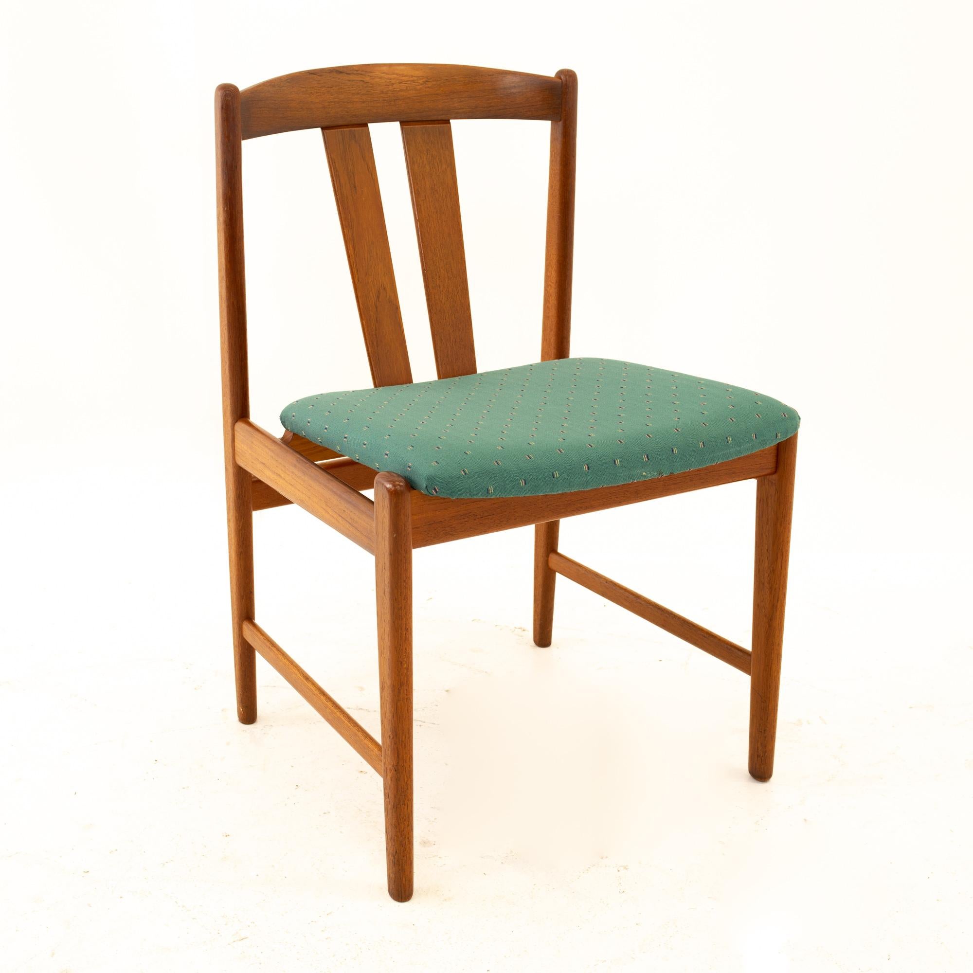 Mid Century Teak Dining Chairs, Set of 4 4