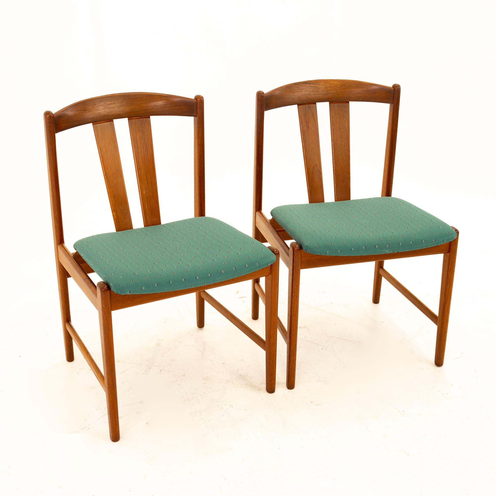 Mid Century Teak Dining Chairs, Set of 4 1