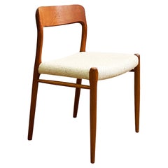 Mid-Century Teak Dining or Side Chair #75 by Niels O. Møller for J. L. Moller