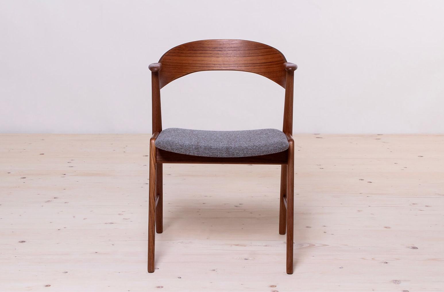 Mid-Century Teak Dining Set by Korup, 8 Chairs, Extendable Table, Denmark, 1960s 3