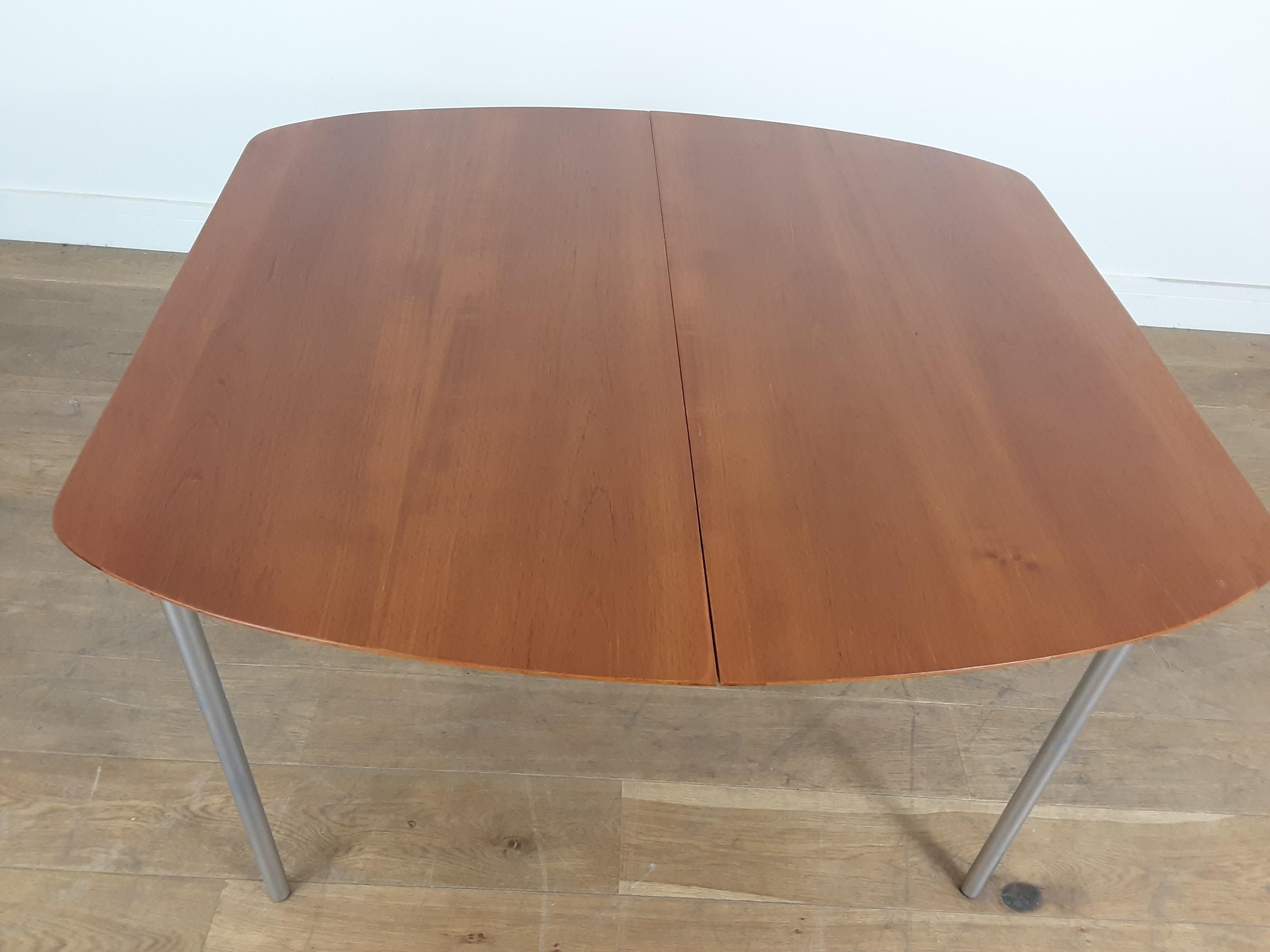 20th Century Midcentury Teak Dining Table and 4 Chairs by John and Sylvia Reid for Stag For Sale