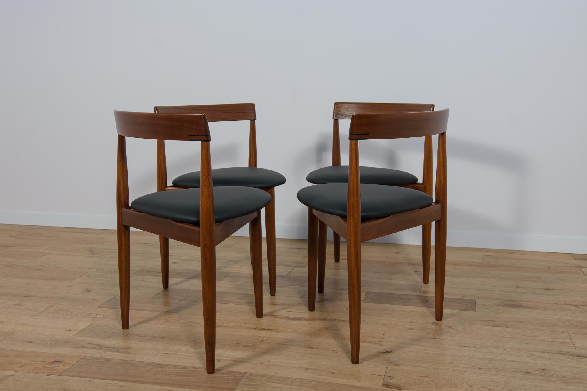 Esstisch und Stühle aus Teakholz aus der Mitte des Jahrhunderts von Hans Olsen für Frem Røjle, 1950er Jahre im Angebot 2