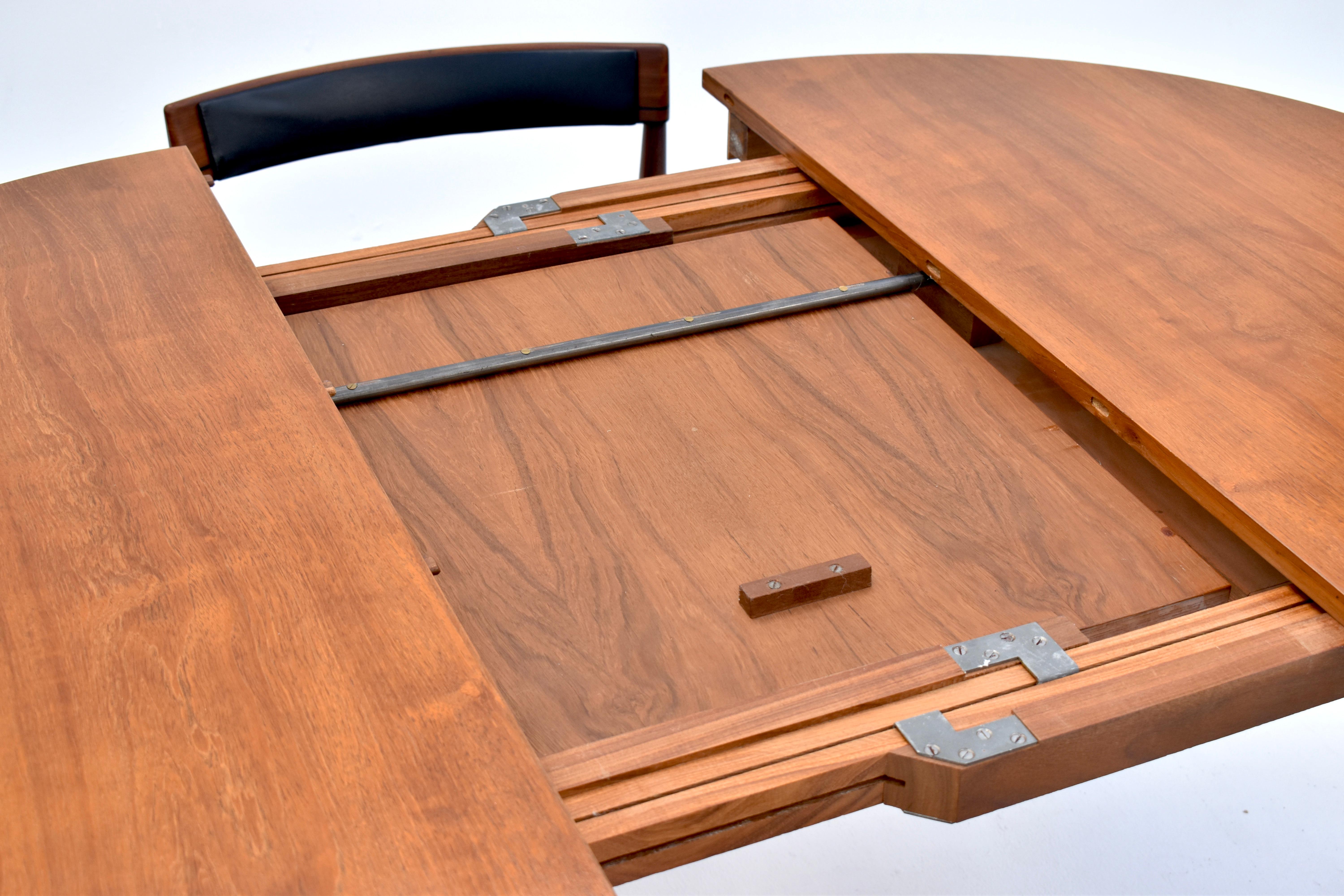Mid Century Teak Dining Table and Chairs Set by Hans Olsen for Frem Røjle 5