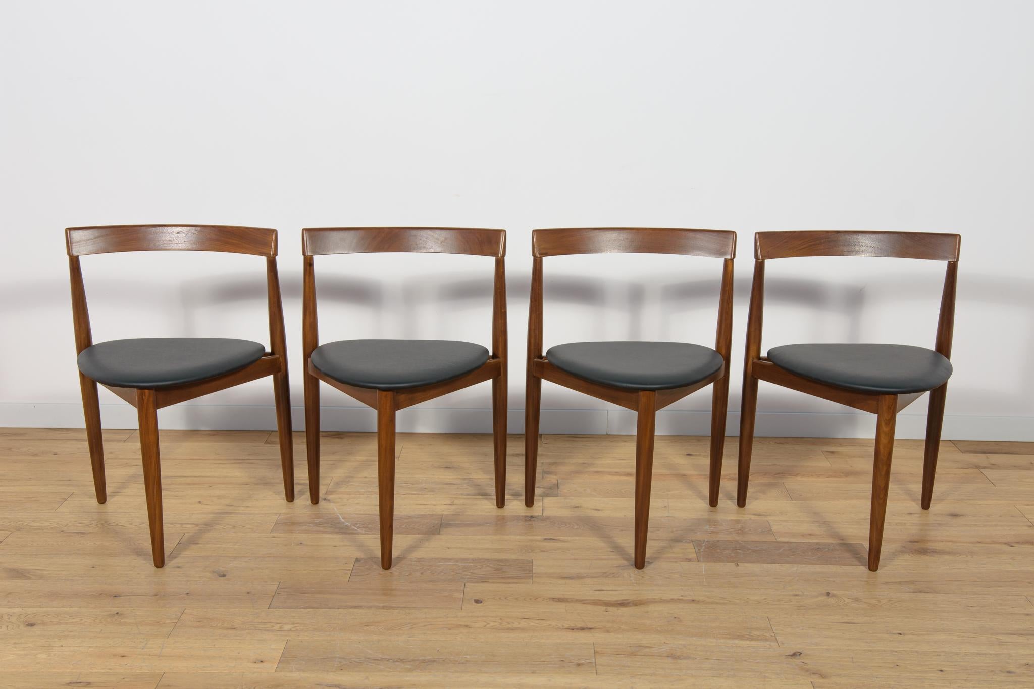 Mid-Century Teak Dining Table and Chairs Set by Hans Olsen for Frem Røjle. For Sale 7