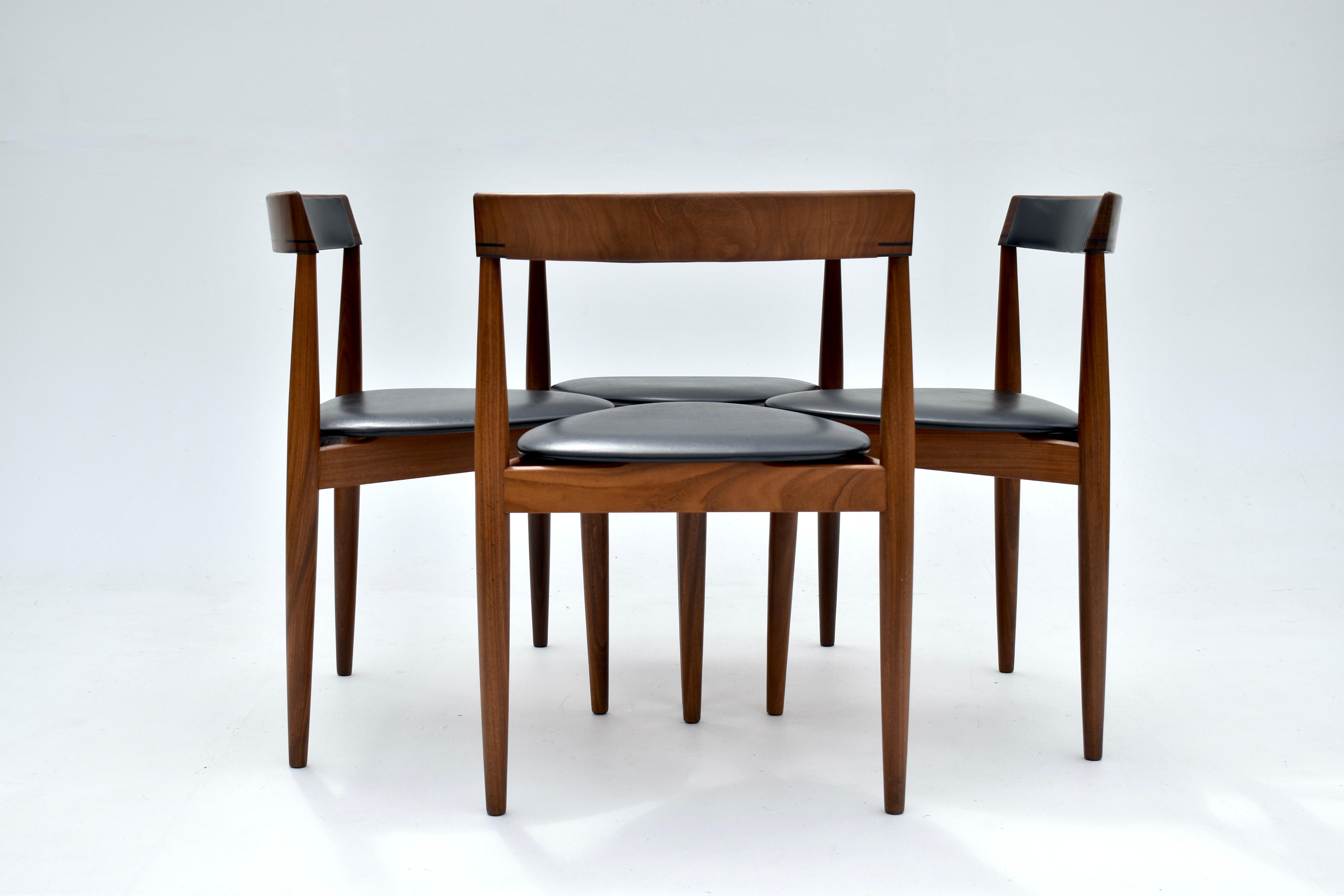 Mid Century Teak Dining Table and Chairs Set by Hans Olsen for Frem Røjle 10