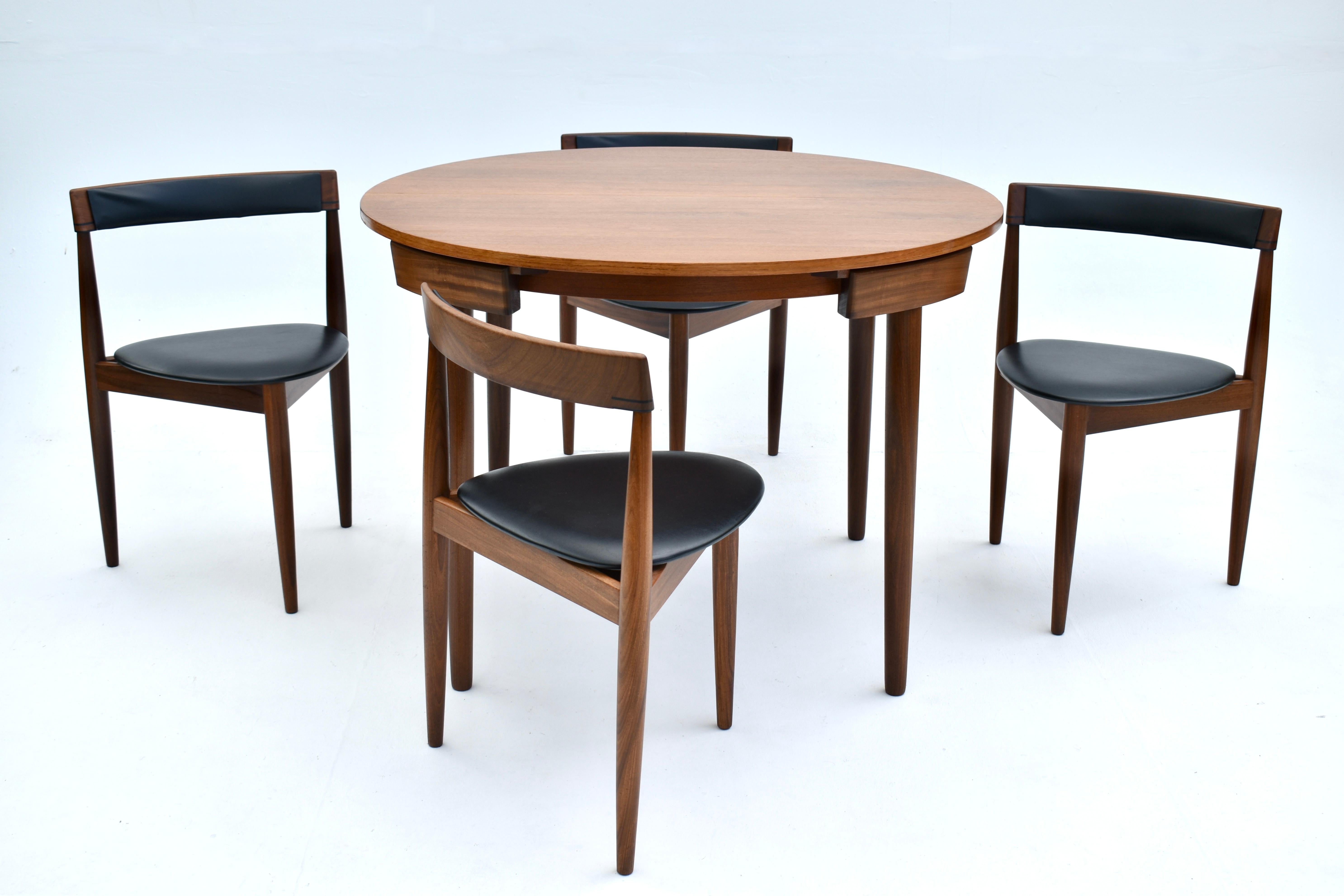 Mid Century Teak Dining Table and Chairs Set by Hans Olsen for Frem Røjle 3