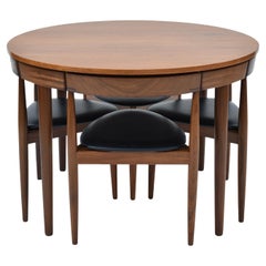 Mid Century Teak Dining Table and Chairs Set by Hans Olsen for Frem Røjle