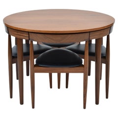 Mid Century Teak Dining Table and Chairs Set by Hans Olsen for Frem Røjle 