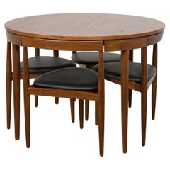 Conjunto de mesa y sillas de teca de mediados de siglo, Hans Olsen para Frem Røjle.