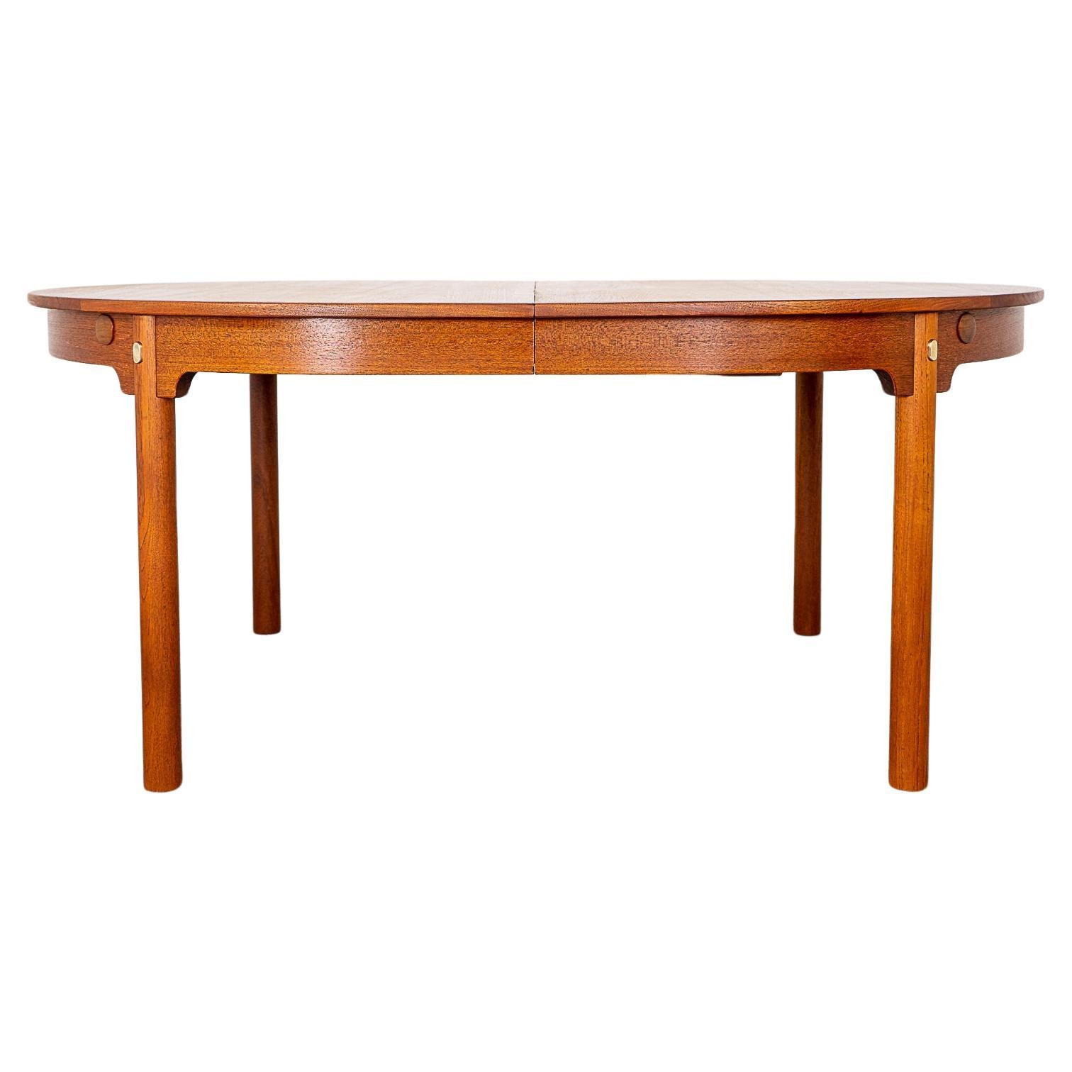 Mid-Century Teak Dining Table by Borge Mogensen