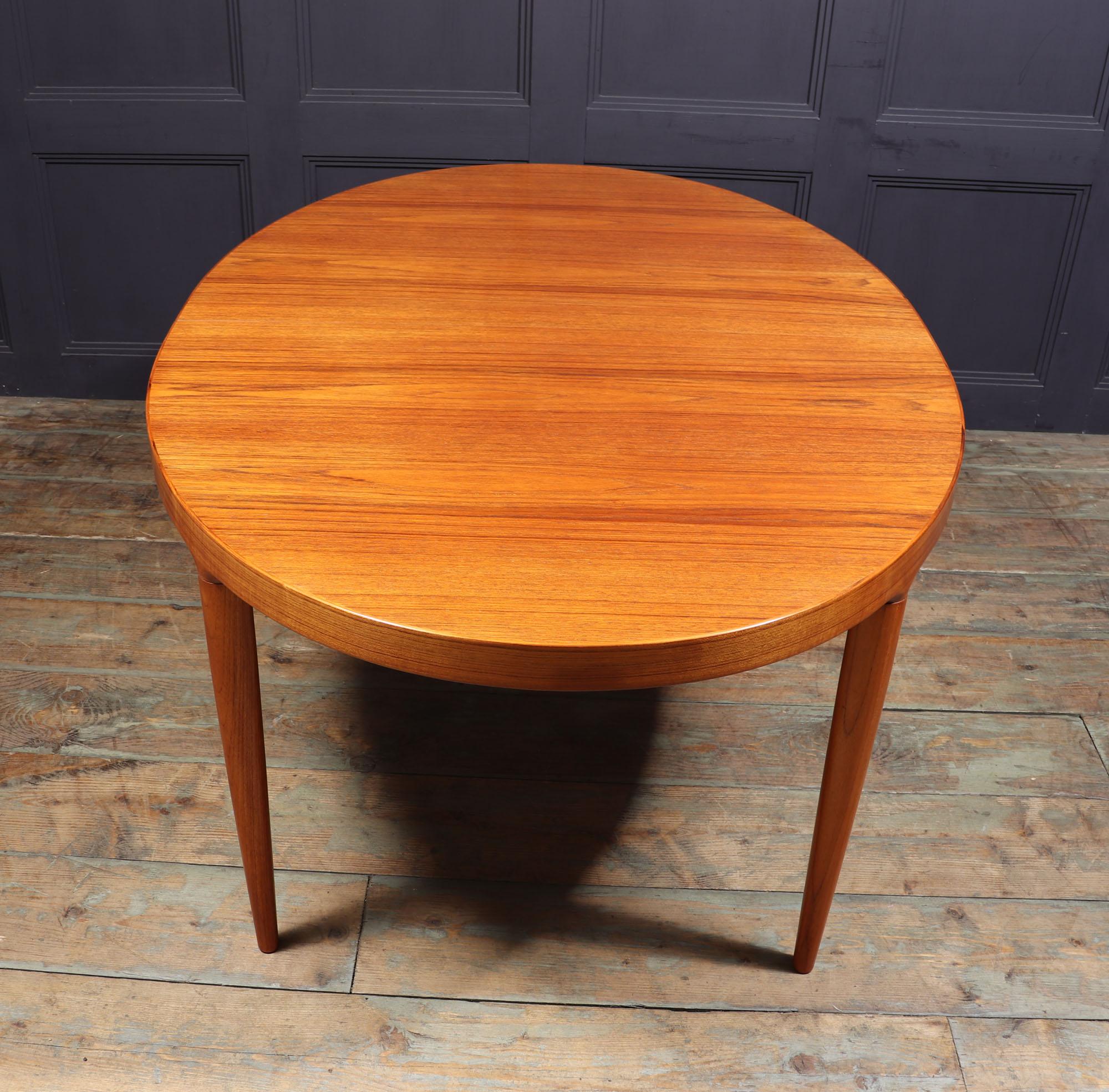 Mid century Teak Dining Table by Johannes Anderson 8
