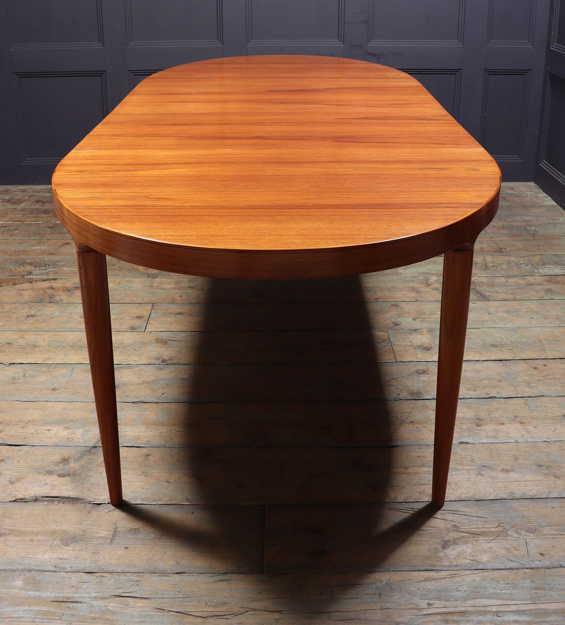 Mid-20th Century Mid century Teak Dining Table by Johannes Anderson
