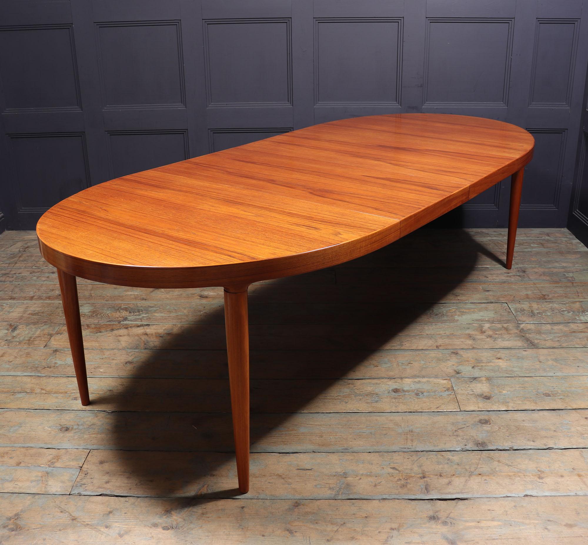 Mid century Teak Dining Table by Johannes Anderson 2