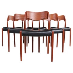 Mid-Century Teak Dining Table by Johannes Anderson
