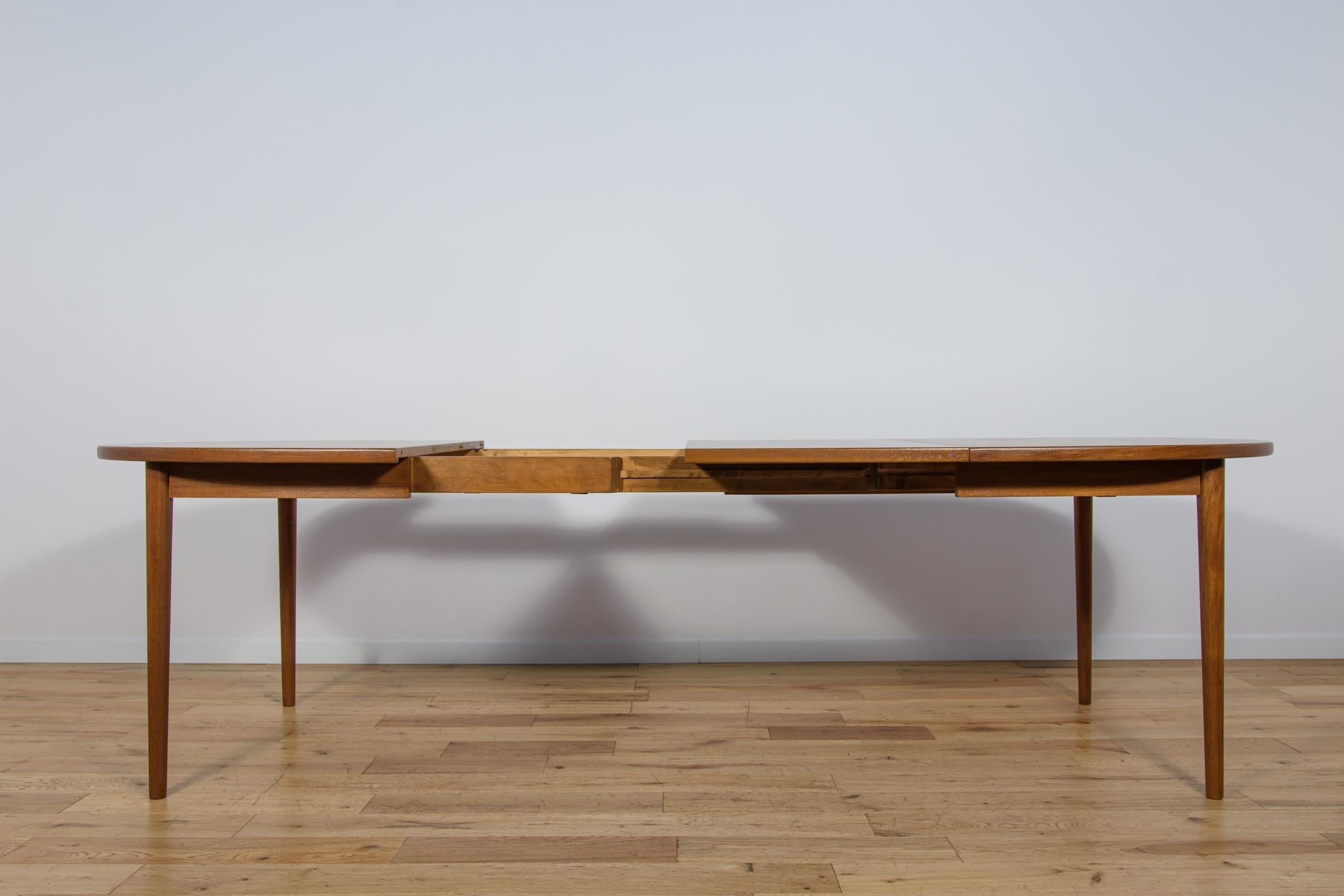 Mid Century Teak Dining Table by Nils Jonsson Hugo Troeds, Sweden, 1960s For Sale 3