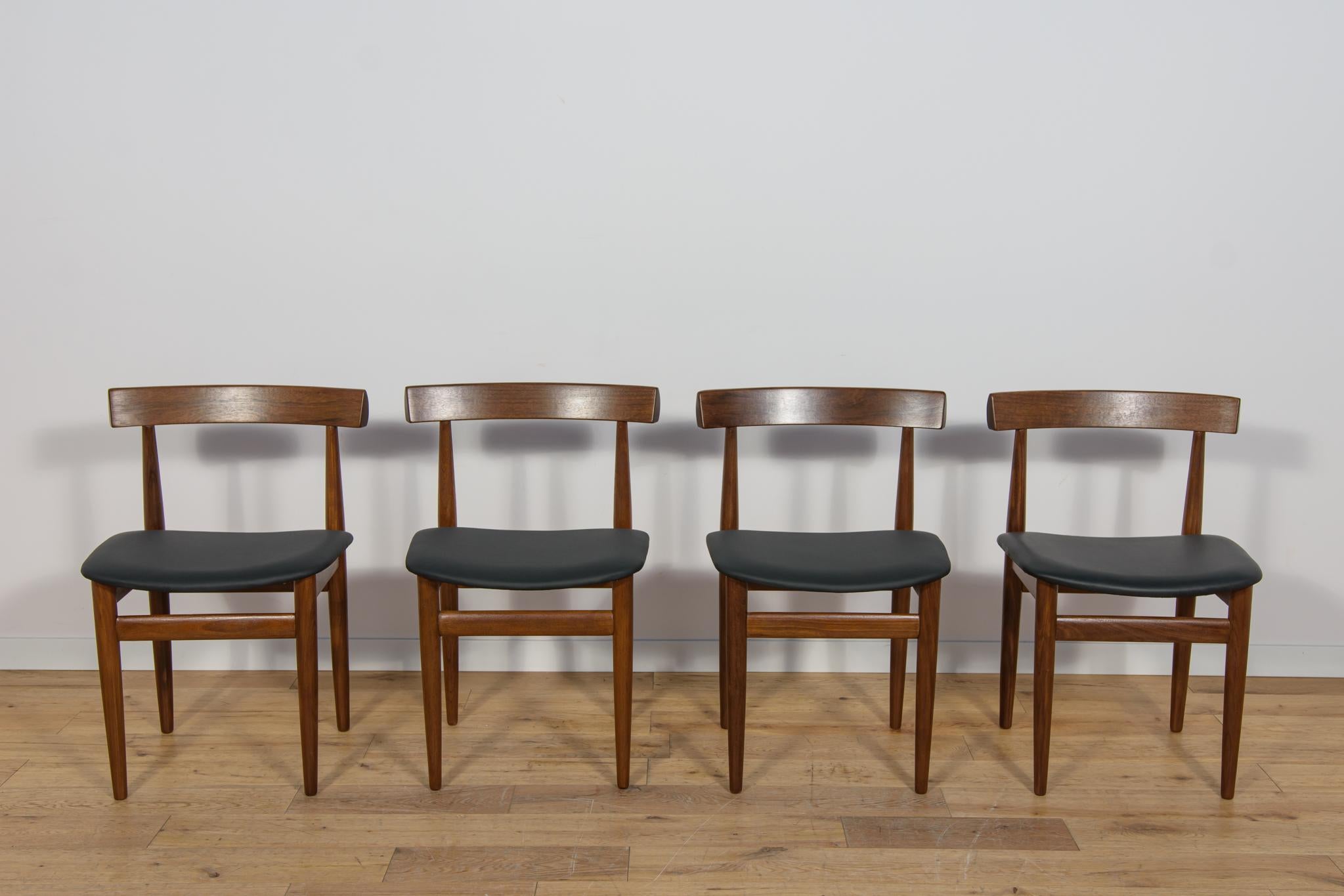 Mid-Century Teak Dining Table & Chairs by Hans Olsen for Frem Røjle, Denmark. For Sale 8
