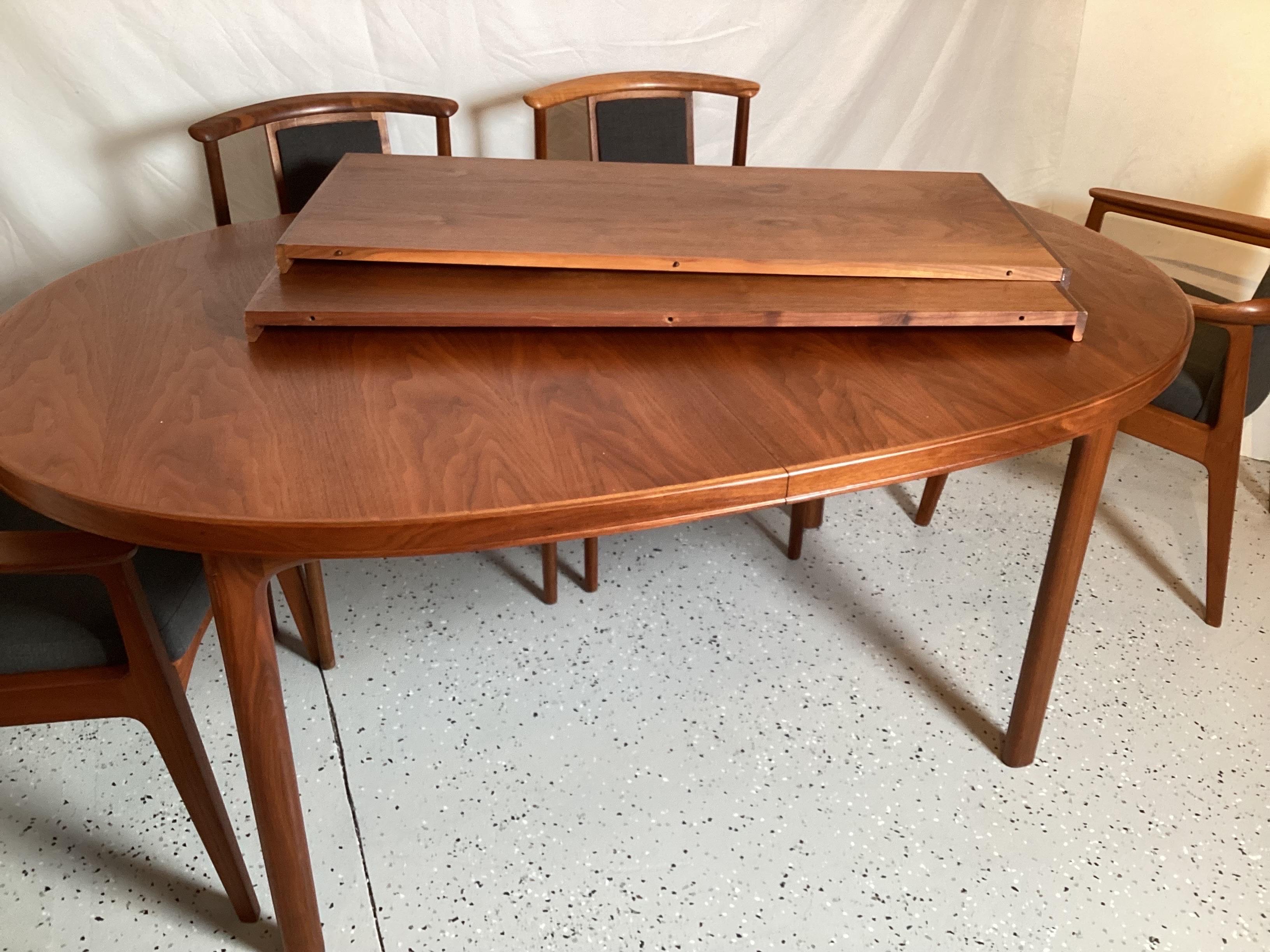 Mid-Century Teak Dinning Set Sigvard Bernadotte for John Stuart 9