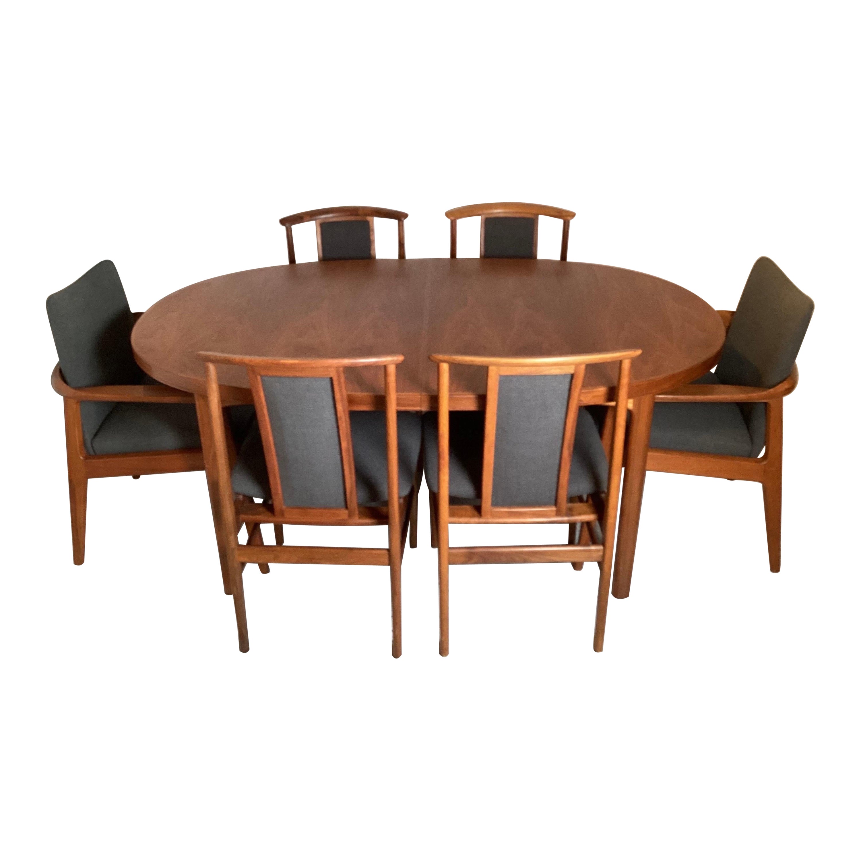 Mid-Century Teak Dinning Set Sigvard Bernadotte for John Stuart