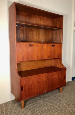 Midcentury Teak Display Cabinet Secretary and Bar by Ellman Furniture