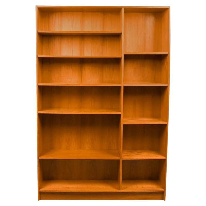 Rare MidCentury Danish Teak Revolving Bookshelf at 1stDibs