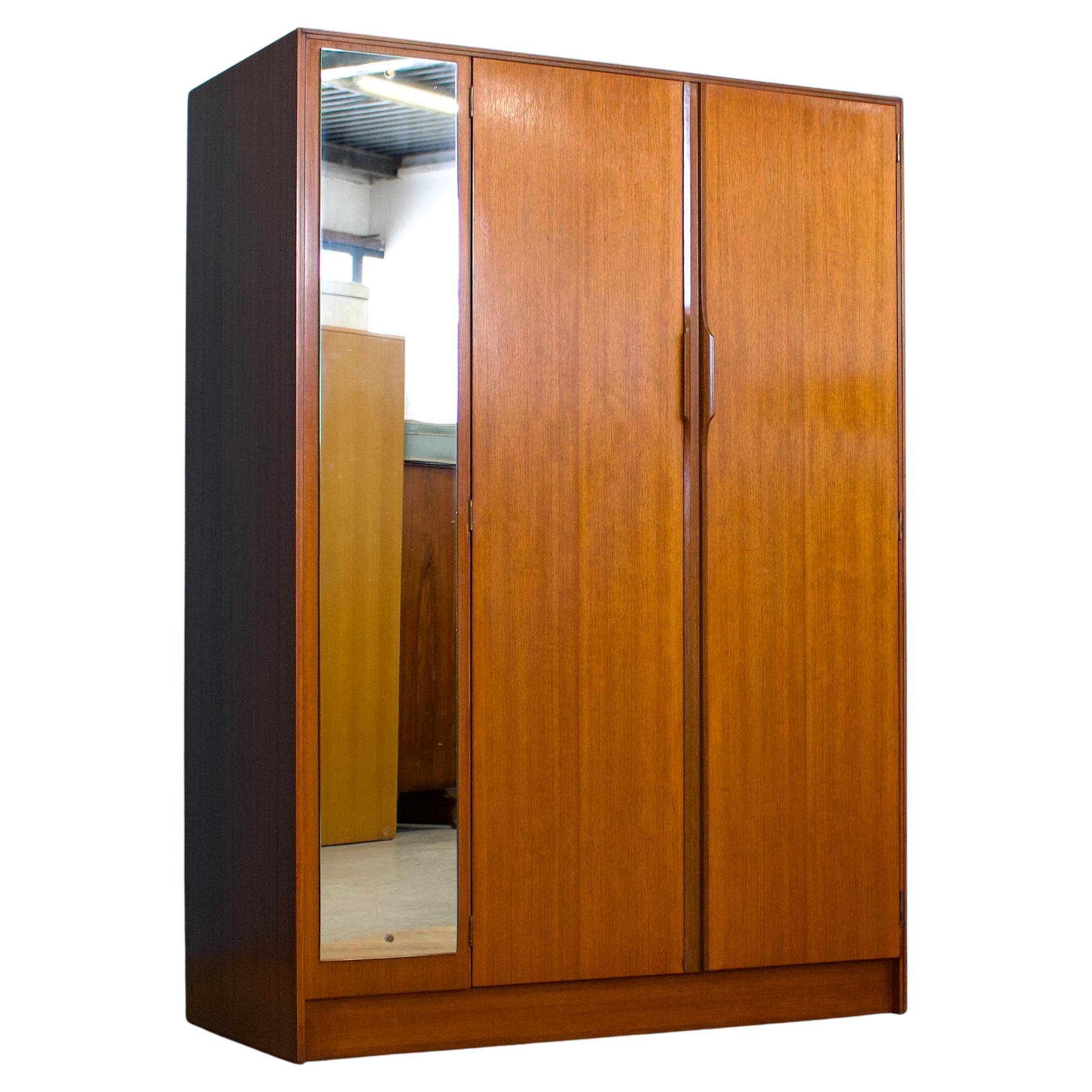 Mid Century Teak Double Door Wardrobe from Austinsuite, 1960s