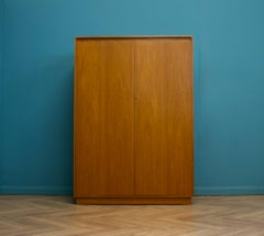 Mid Century Teak Double Door Wardrobe from Wrighton, 1960s