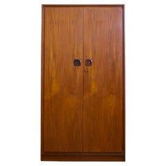 Mid Century Teak Double Door Wardrobe from Wrighton, 1960s