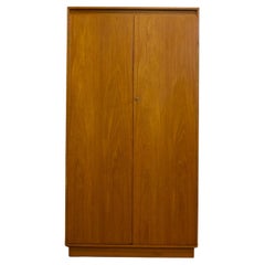 Mid Century Teak Double Door Wardrobe from Wrighton, 1960s