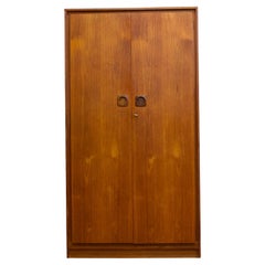 Mid Century Teak Double Door Wardrobe from Wrighton, 1960s