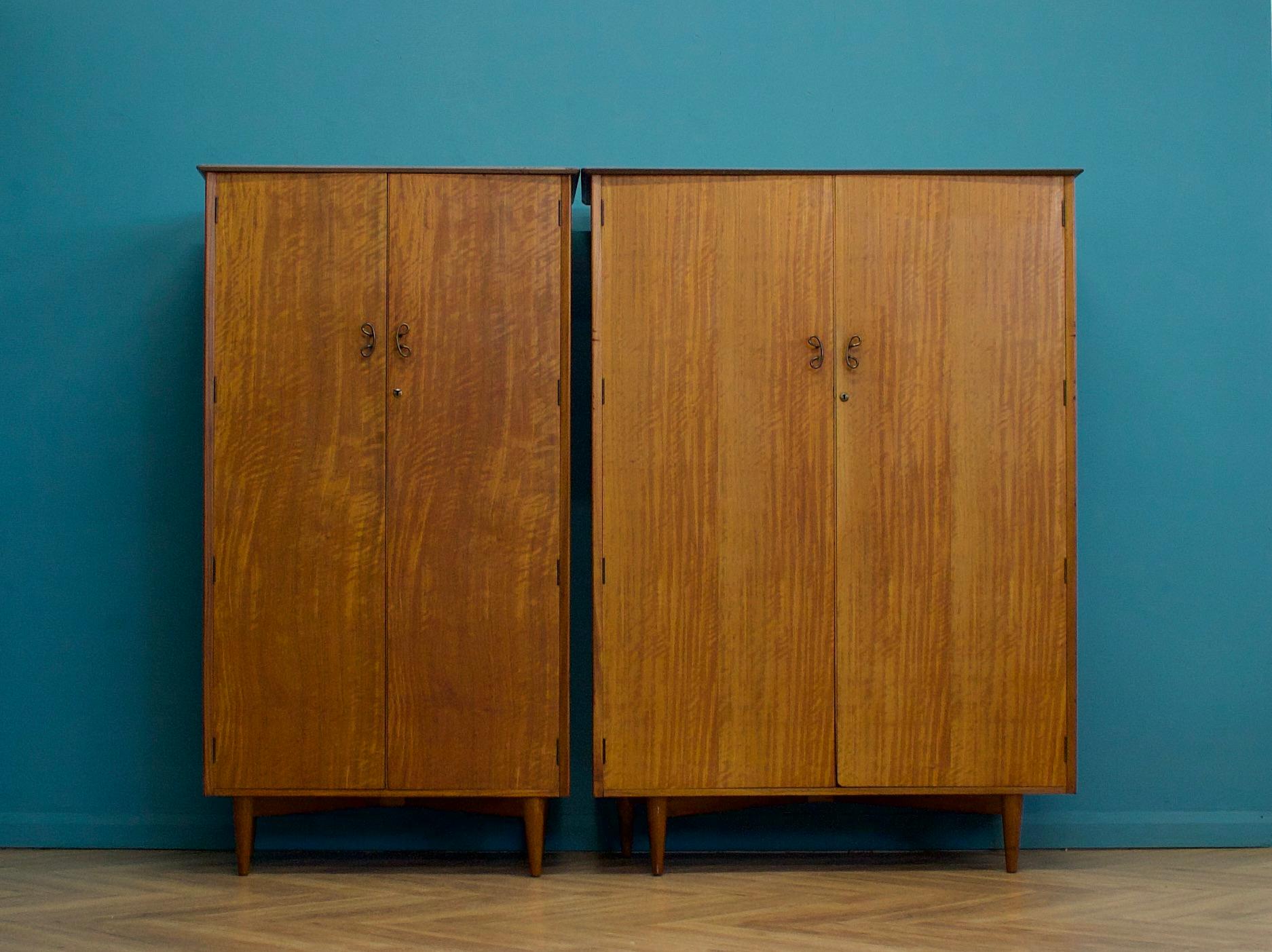 Mid Century Teak Double Door Wardrobe from Younger, 1960s 3