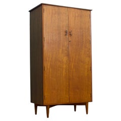 Vintage Mid Century Teak Double Door Wardrobe from Younger, 1960s