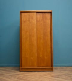 Mid Century Teak Double Sliding Door Wardrobe from Austinsuite, 1960s