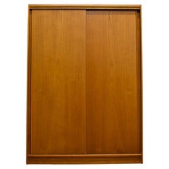 Mid Century Teak Double Sliding Door Wardrobe from Austinsuite, 1960s