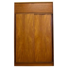 Mid Century Teak Double Sliding Door Wardrobe from Austinsuite, 1960s