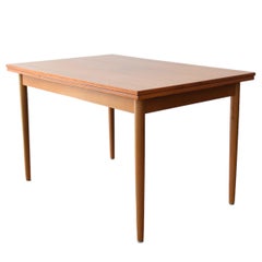 Tavolo da pranzo con ante a cassetto in teak del Medioevo di Farstrup