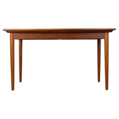 Mid-Century Teak Draw Leaf Dining Table